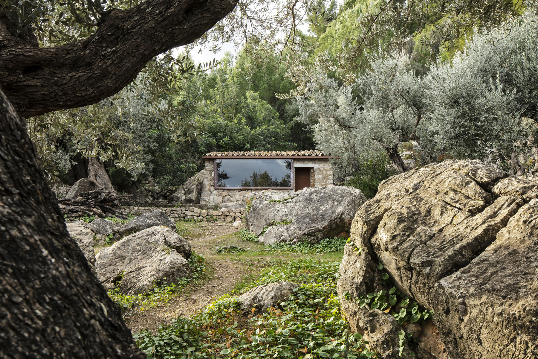 The Olive Houses by mar plus ask, architecture, holiday-house, nature, stone
