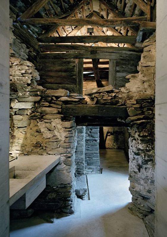 Summer House in Linescio by Buchner Bründler Architekten, architecture, stone, holiday-house, concrete, swiss