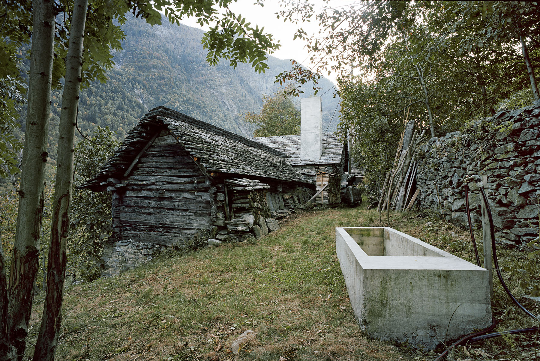 Summer House in Linescio by Buchner Bründler Architekten, architecture, stone, holiday-house, concrete, swiss