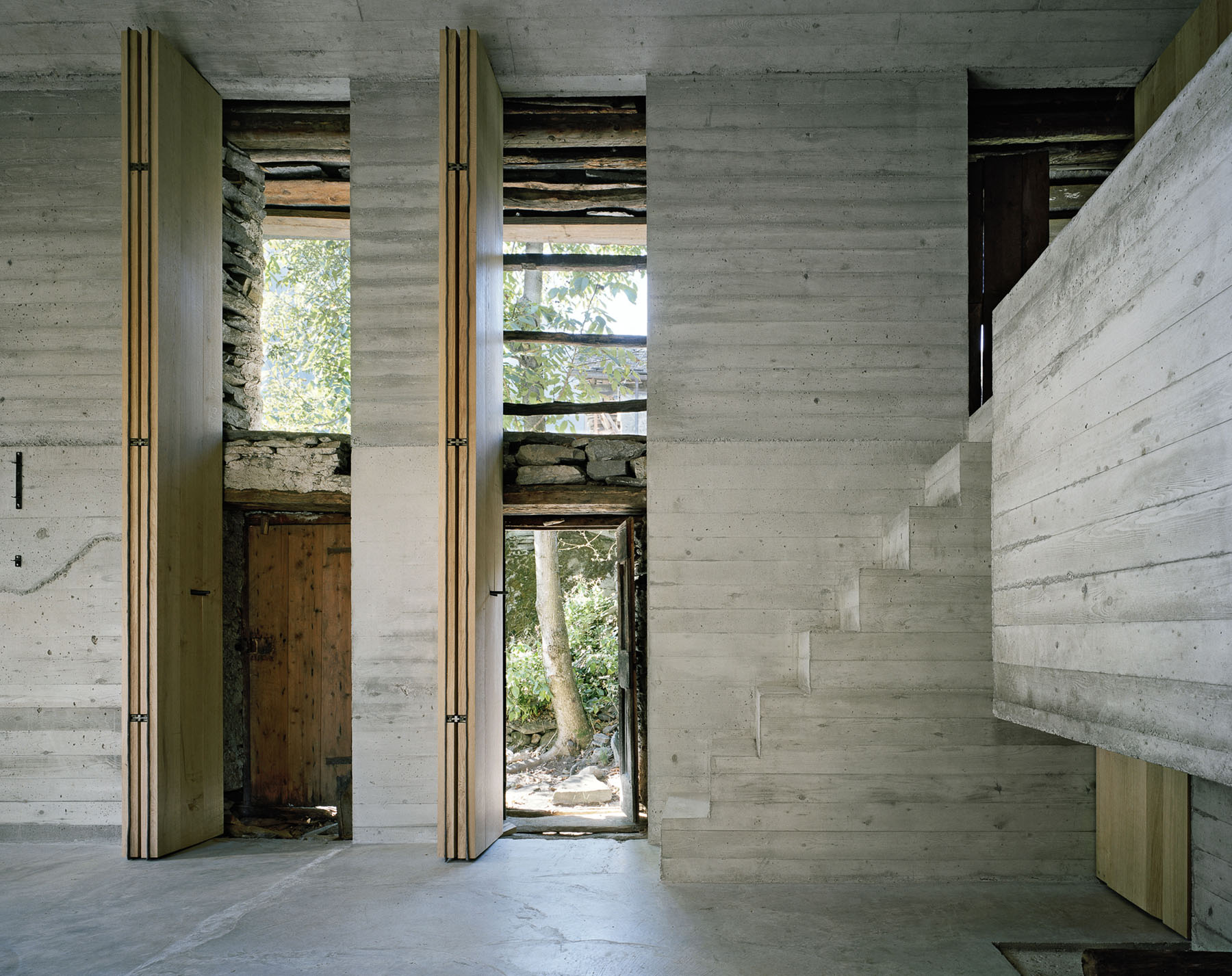 Summer House in Linescio by Buchner Bründler Architekten, architecture, stone, holiday-house, concrete, swiss