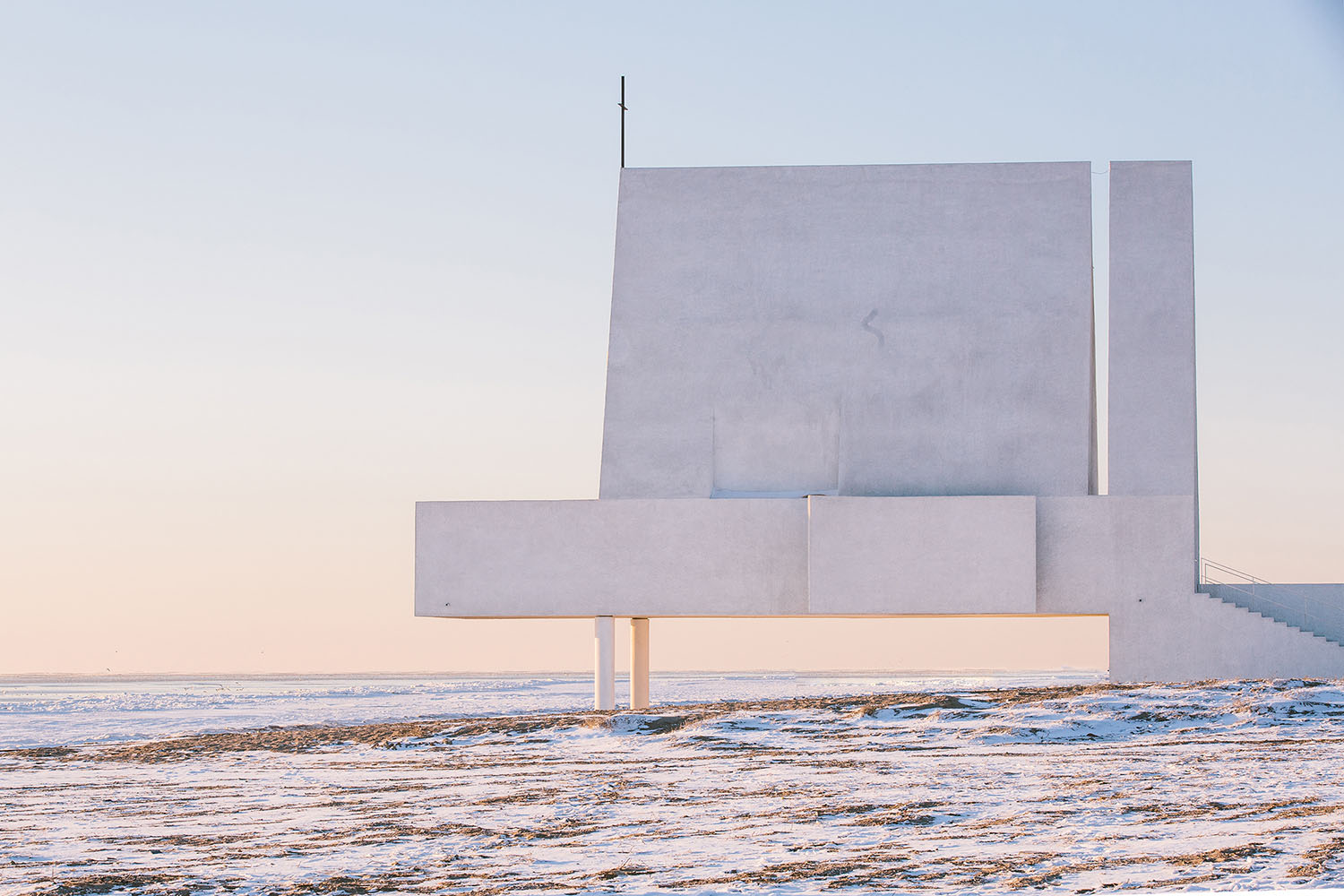 Seashore Chapel by Vector Architects, sacral, architecture, china, minimalism, white