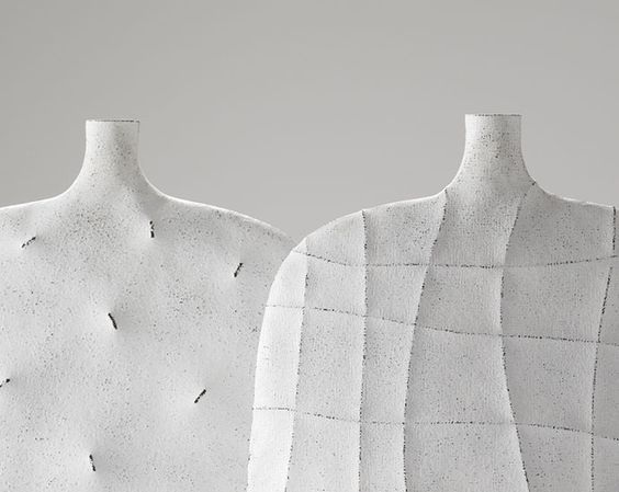 Untitled works by Toru Kaneko, design, craft, white, silver, steel