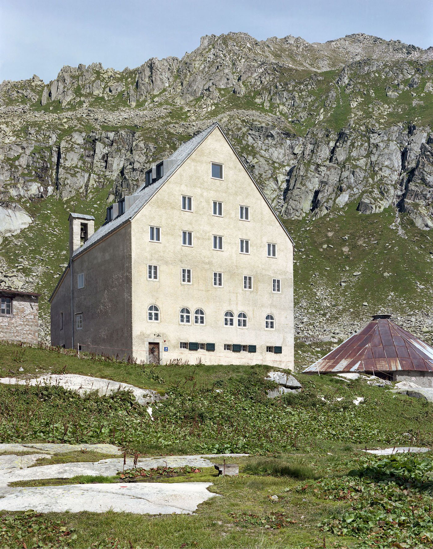 Old hospice, St. Gotthard Pass by Miller & Maranta — Miller & Maranta's intervention at St.
