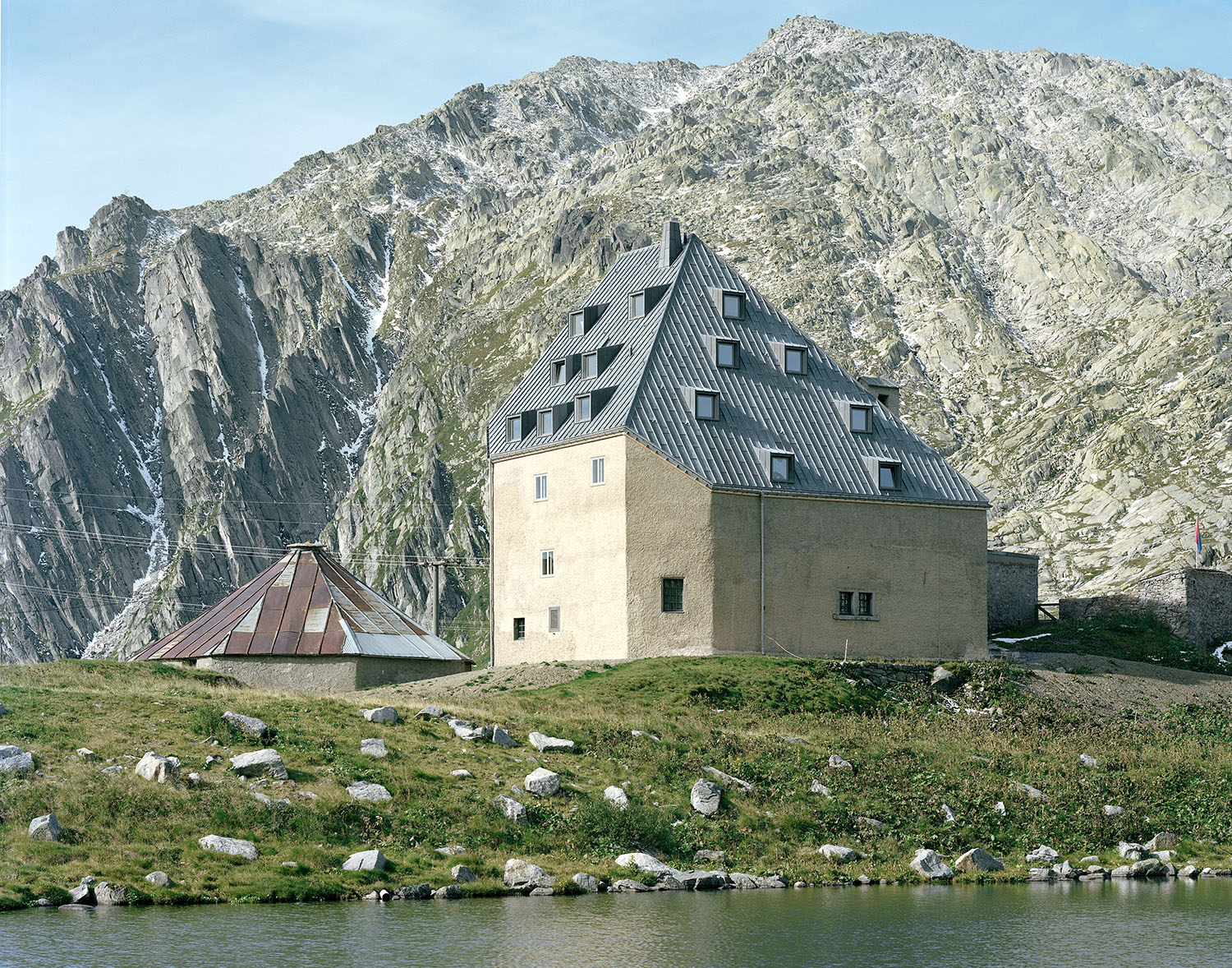 Old hospice, St. Gotthard Pass by Miller & Maranta — Miller & Maranta's intervention at St.
