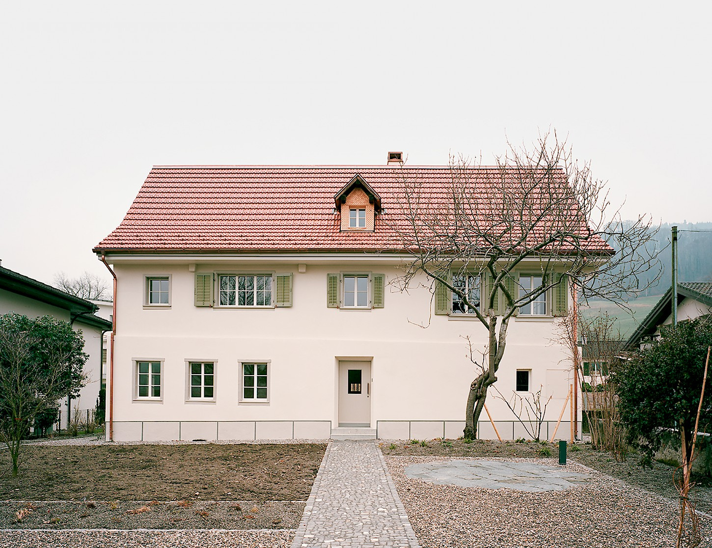 House Hunkeler by SEILERLINHART, familyhouse, monochrome, wood, swiss