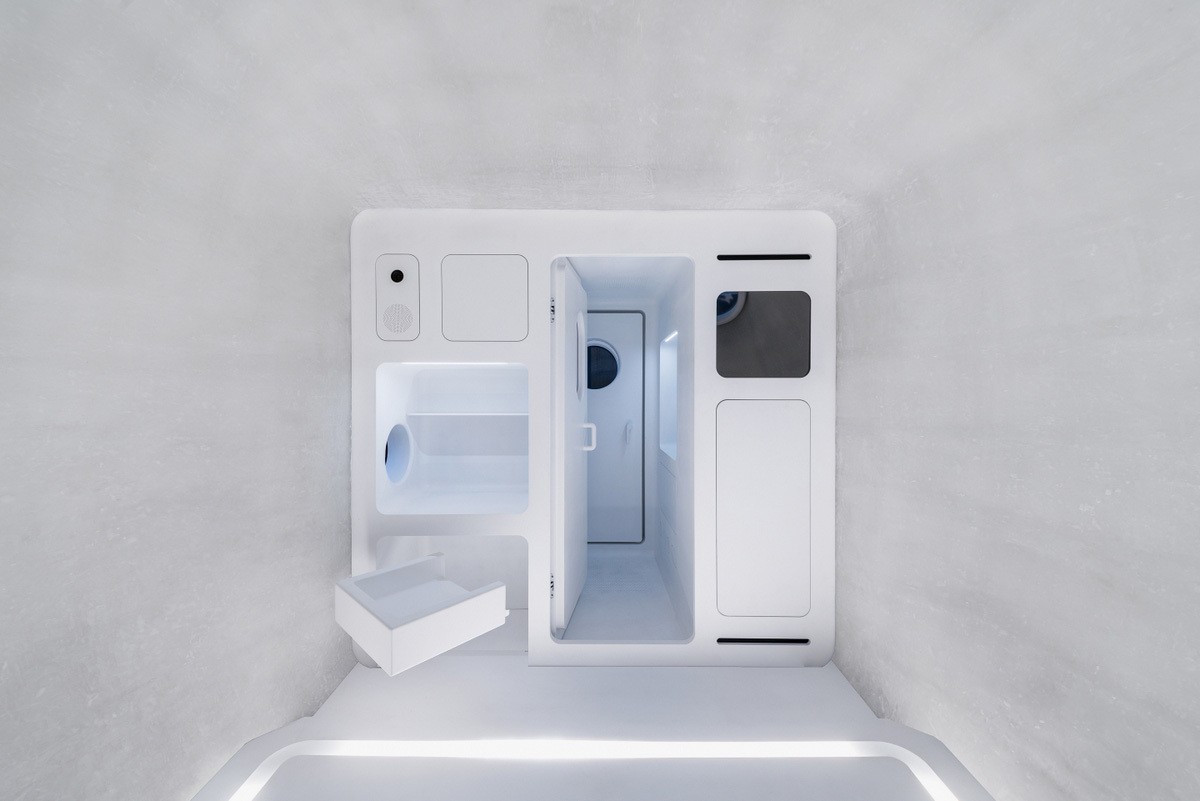 MARS Case by OPEN Architecture, cabins, minimalism, future