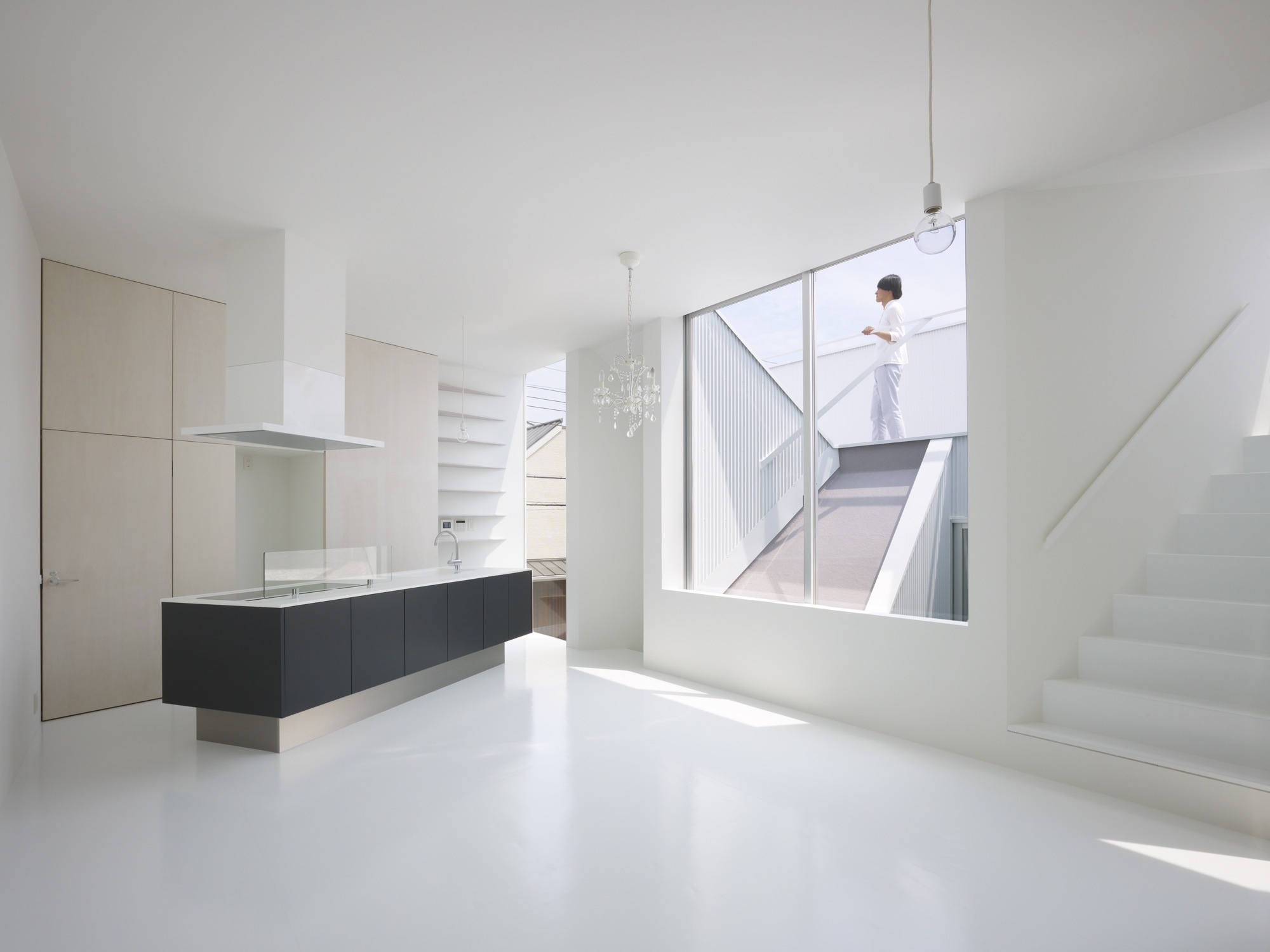 Slice of the City by Alphaville Architects, minimalism, japan, white
