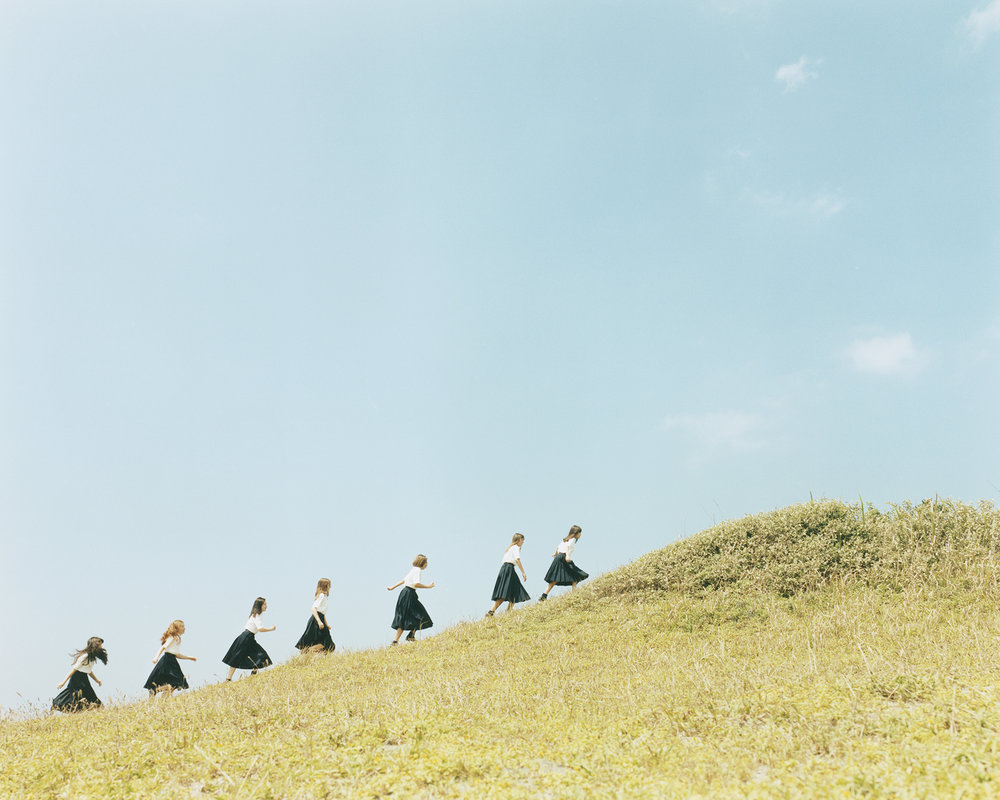 Assembly by Osamu Yokonami, art, landscape, people