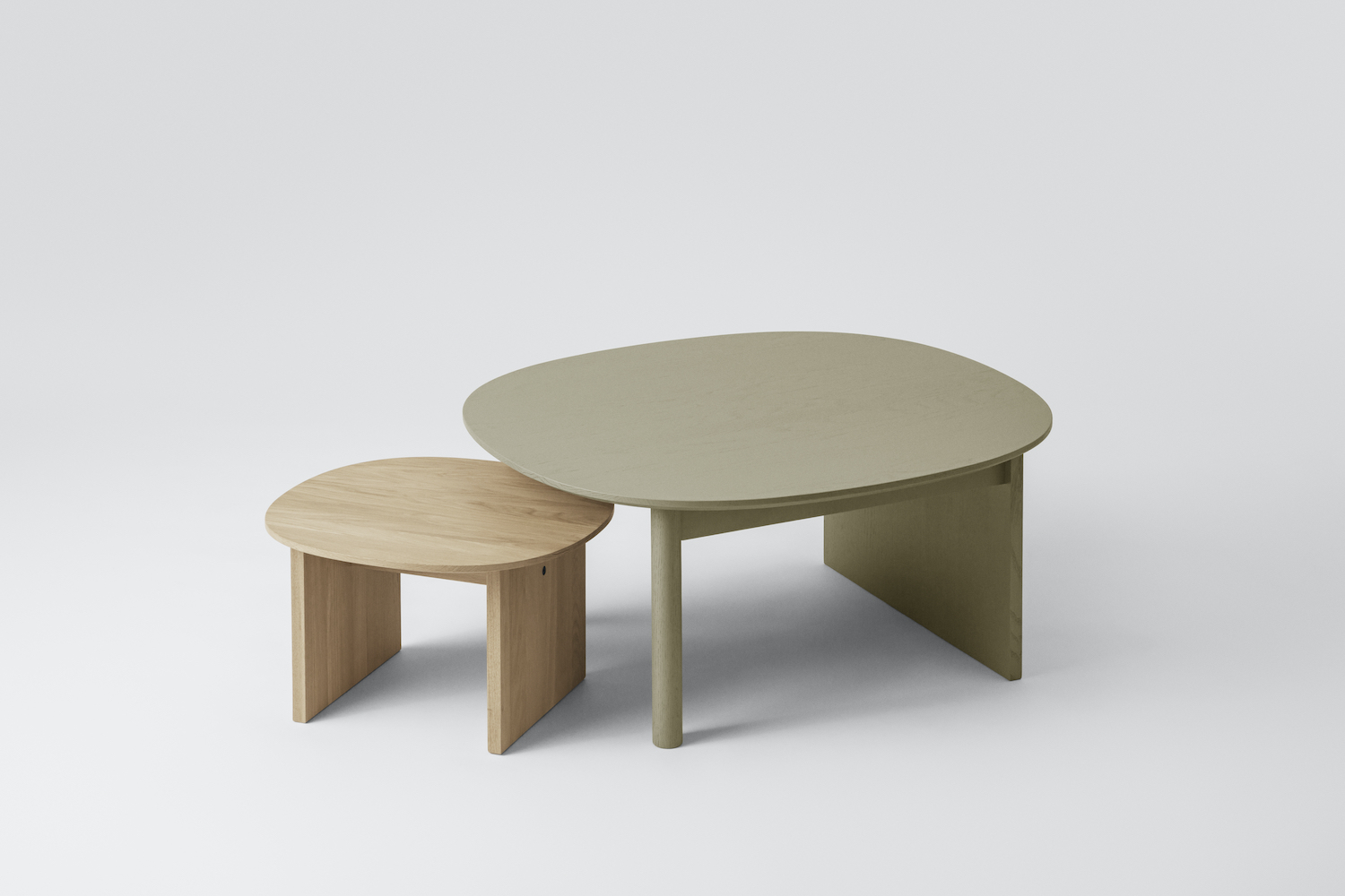 Sling Tables by Industrial Facility, furniture, design, wood