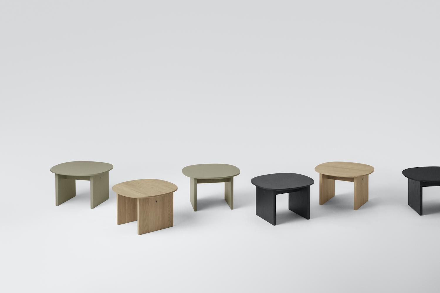 Sling Tables by Industrial Facility, furniture, design, wood