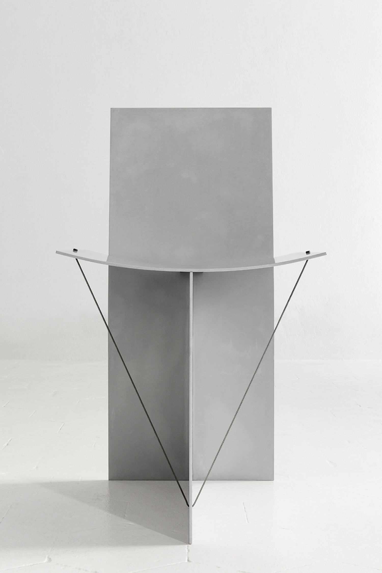 Equilibrium Chair by Guglielmo Poletti — Equilibrium Chair photographed from the front in centered composition against a neutral white background.