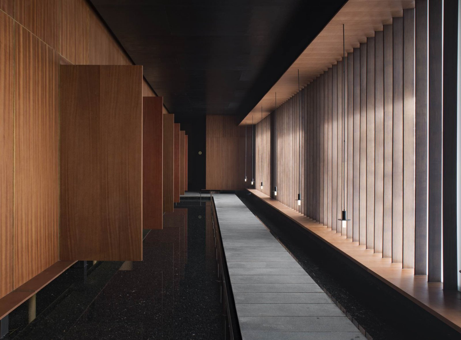 Meditation Hall by HIL Architects, interiors, wellness, sacral, china