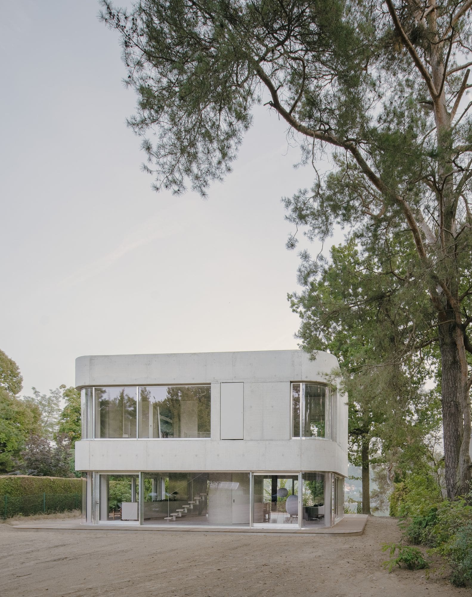 House on the Elsensee by augustinundfrank, architecture, minimalism, interiors, holiday-house, concrete