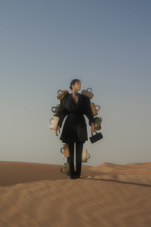 Selected works by Abdulla Elmaz, fashion, landscape, surrealism