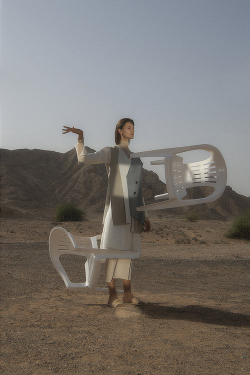 Selected works by Abdulla Elmaz, fashion, landscape, surrealism