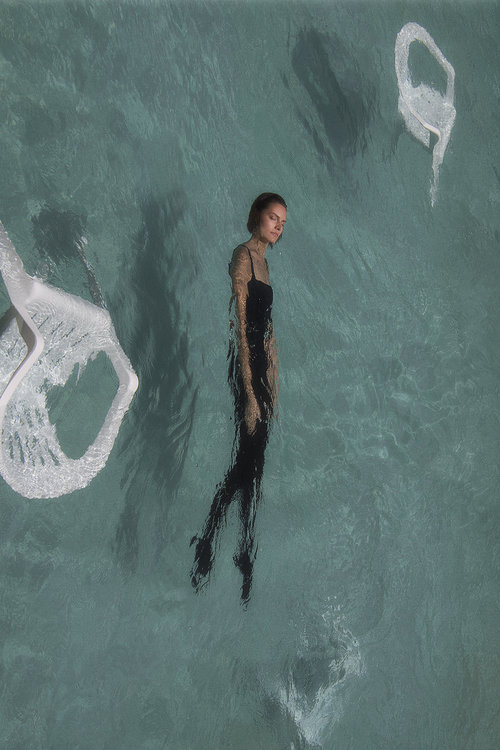 Selected works by Abdulla Elmaz, fashion, landscape, surrealism