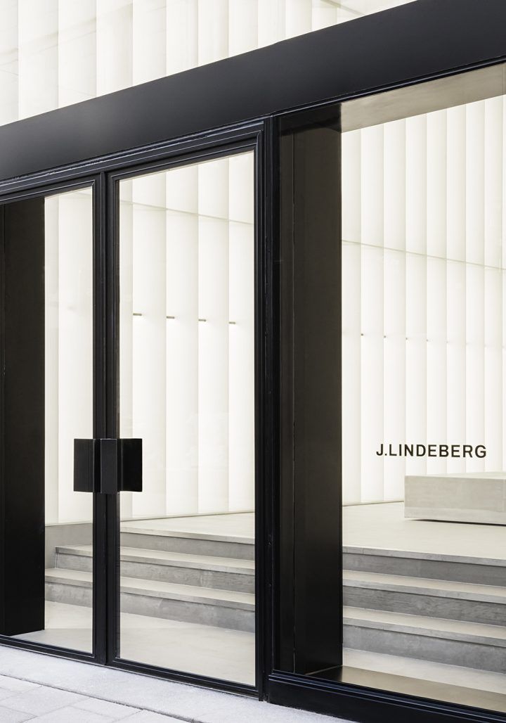 J. Lindeberg by Studio David Thulstrup, interiors, minimalism, fashion, concrete, wood