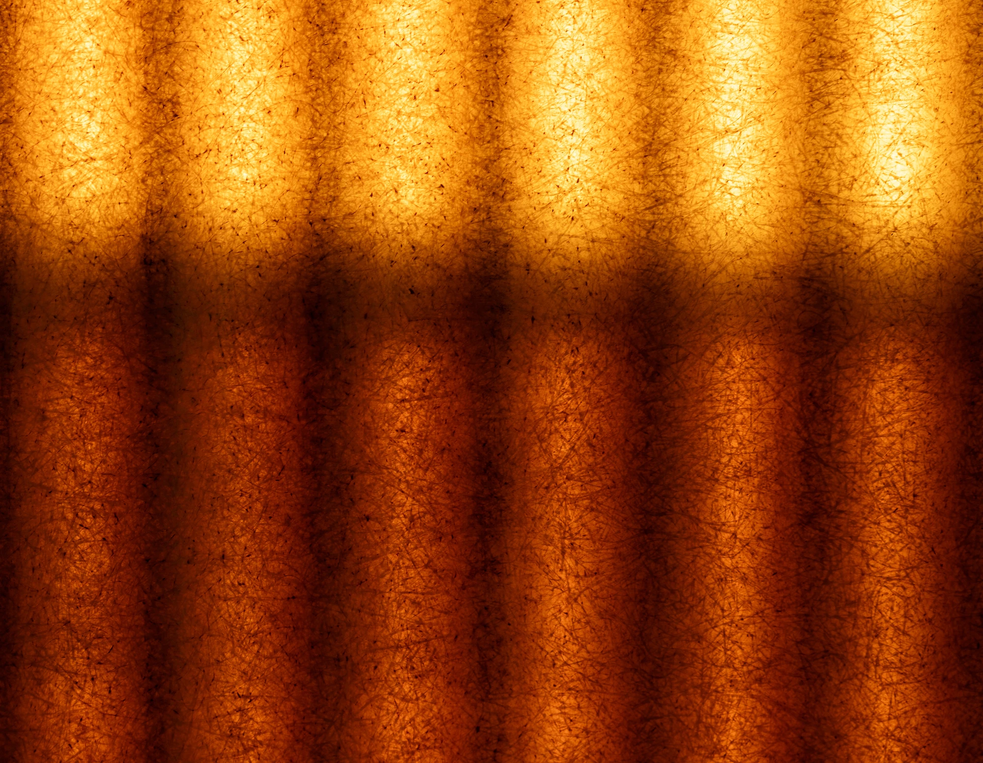 Königswinter Light Sculpture by Heilig Objects, amber fibreglass panels, reclaimed material, collectible design, Germany