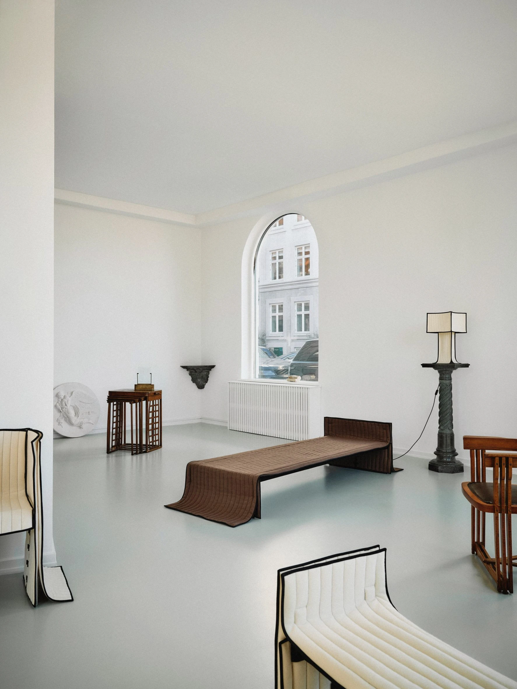 Raiments by Laerke Ryom, Copenhagen Denmark, furniture as garments, textile upholstery, tailored chair