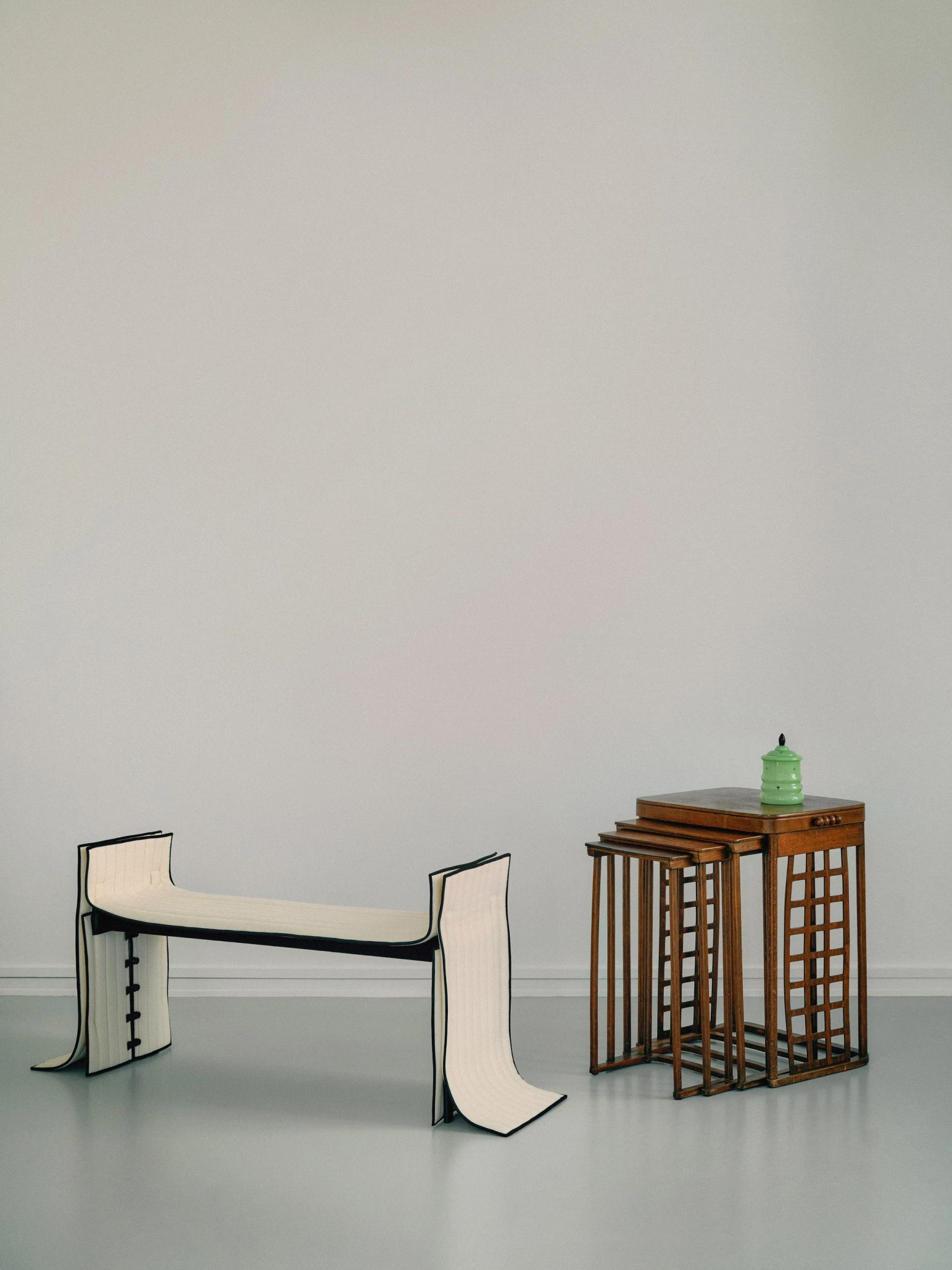 Raiments by Laerke Ryom, Copenhagen Denmark, furniture as garments, textile upholstery, tailored chair