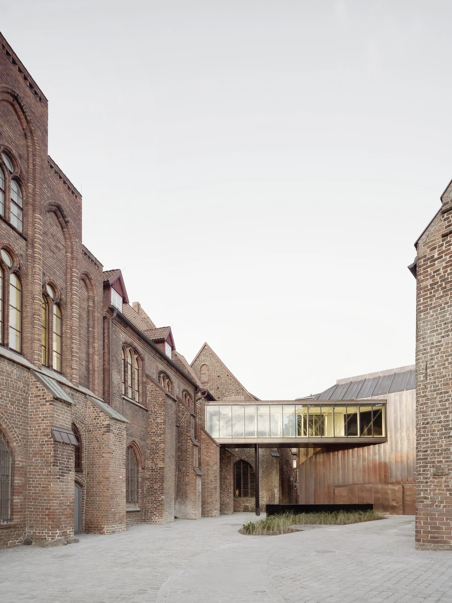 Renovation and Extension of MEERESMUSEUM by Reichel Schlaier Architekten, Stralsund Germany, Katharinenkloster UNESCO World Heritage, museum renovation, Brigida González