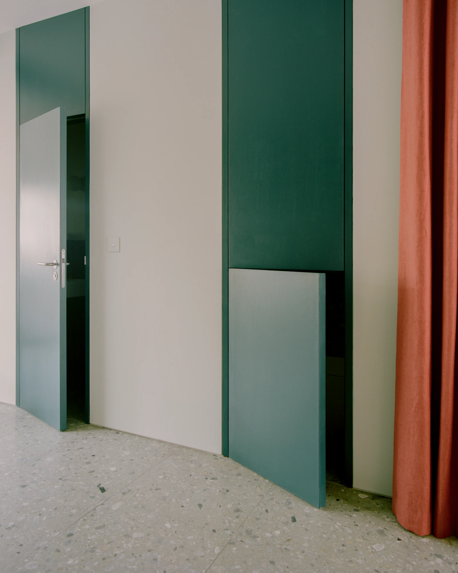 Walthamstow House by PSL — Interior passage showing the restored ground floor at Walthamstow House.