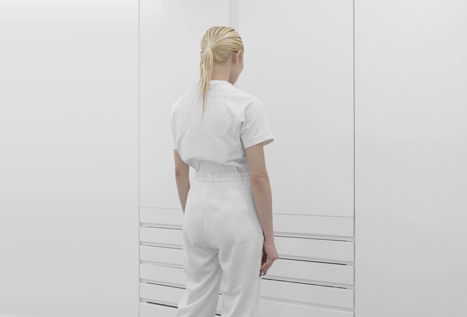 NATORU by Mit Borrás at Kunstverein Göttingen Germany, film installation, media performance, 3D printing, transhumanism, Peter Heller