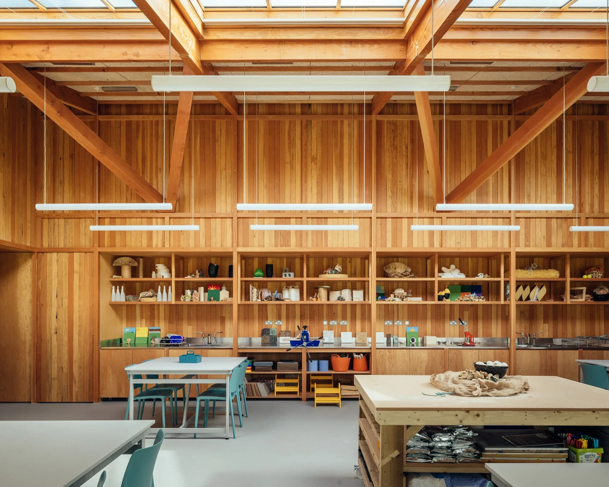 Sheep Field Barn by DSDHA at Henry Moore Studios and Gardens, Hertfordshire UK, barn conversion, gallery, Rob Hill