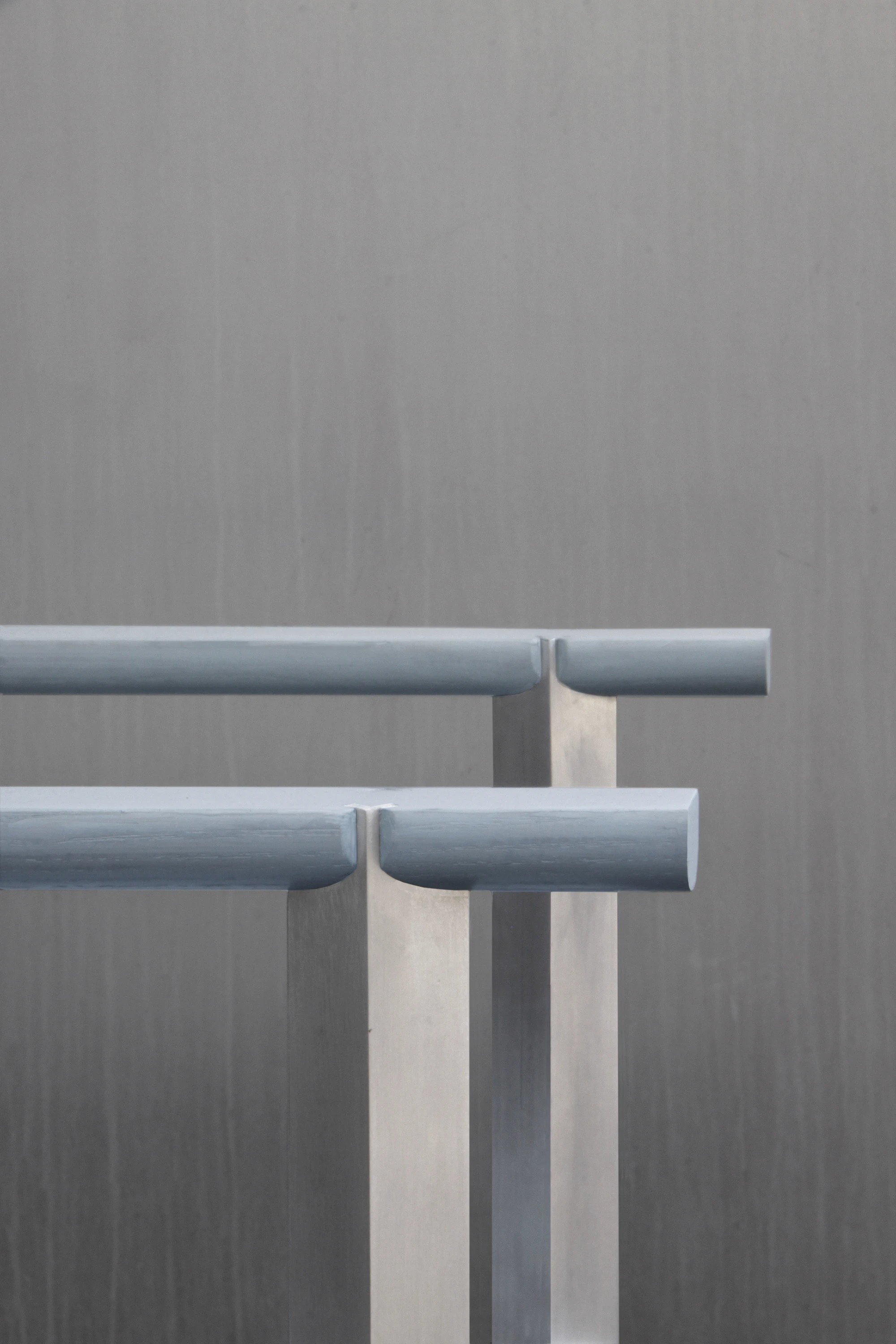 SQZY Chair by Timo Wuchner — Detail photograph isolating the joinery of the SQZY Chair's frame.