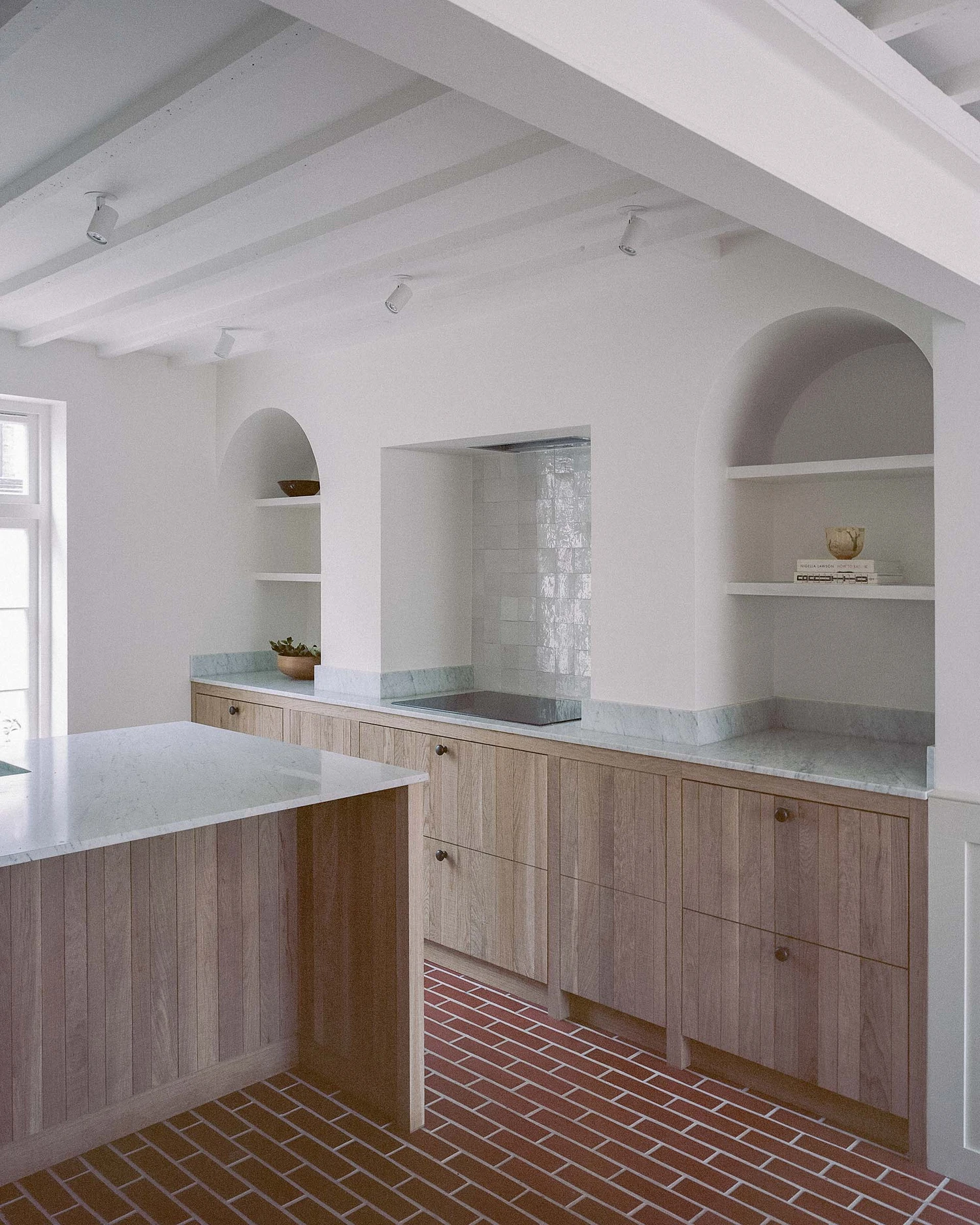 Barnsbury House by Architecture for London — A kitchen refurbishment within a Grade II listed Georgian townhouse demonstrates restrained intervention through material honesty.