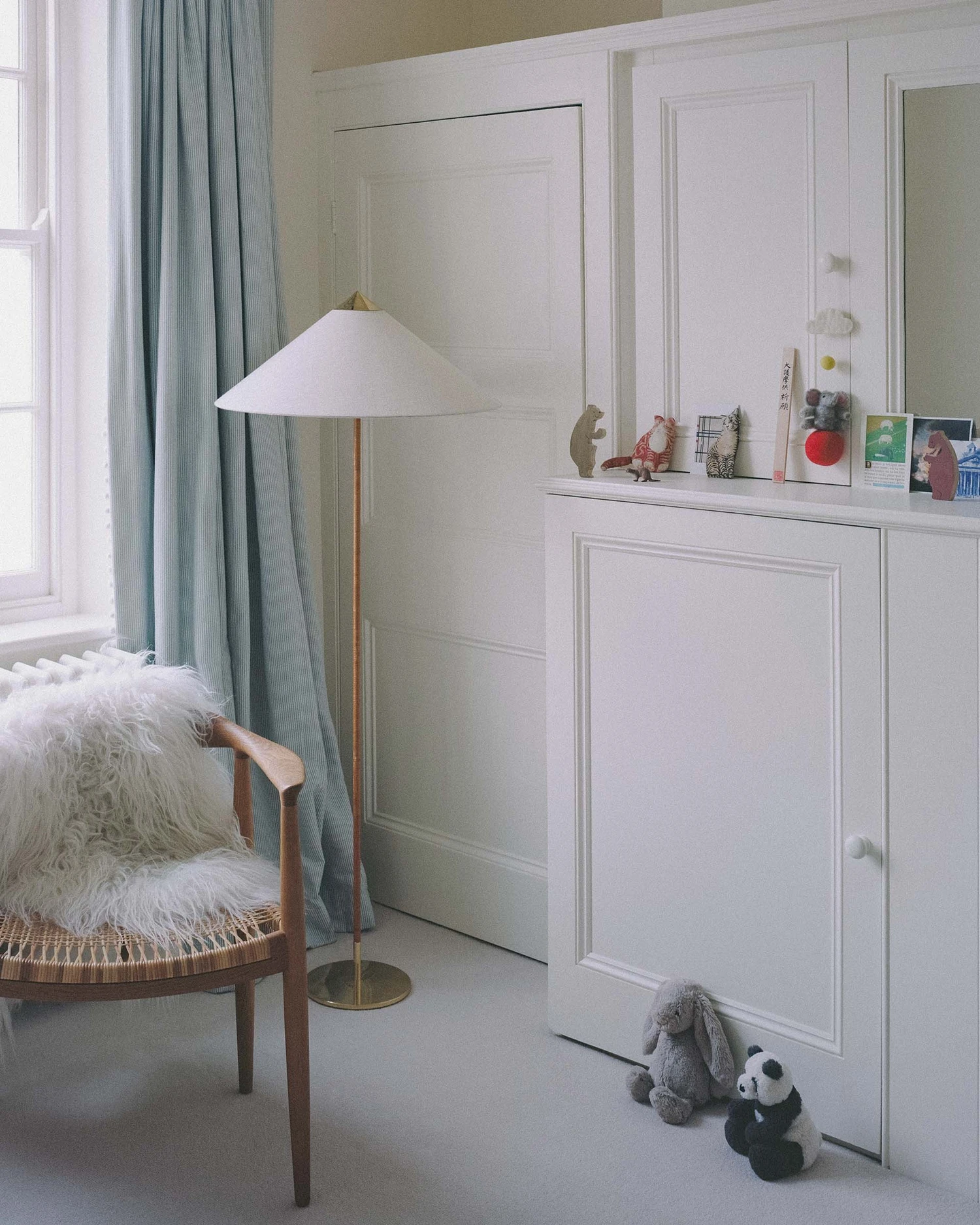 Barnsbury House by Architecture for London — A child's bedroom corner within the Barnsbury House refurbishment, revealing the restrained approach to listed-building intervention.
