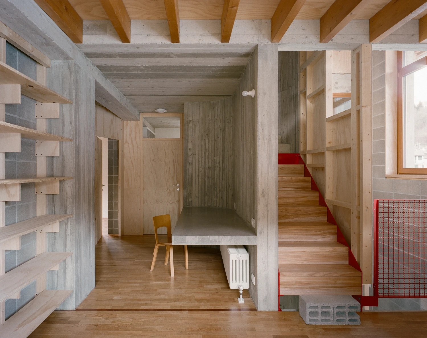 Casa BM by ErranteArchitetture — A multi-level interior space reveals Casa BM's layered intervention strategy.