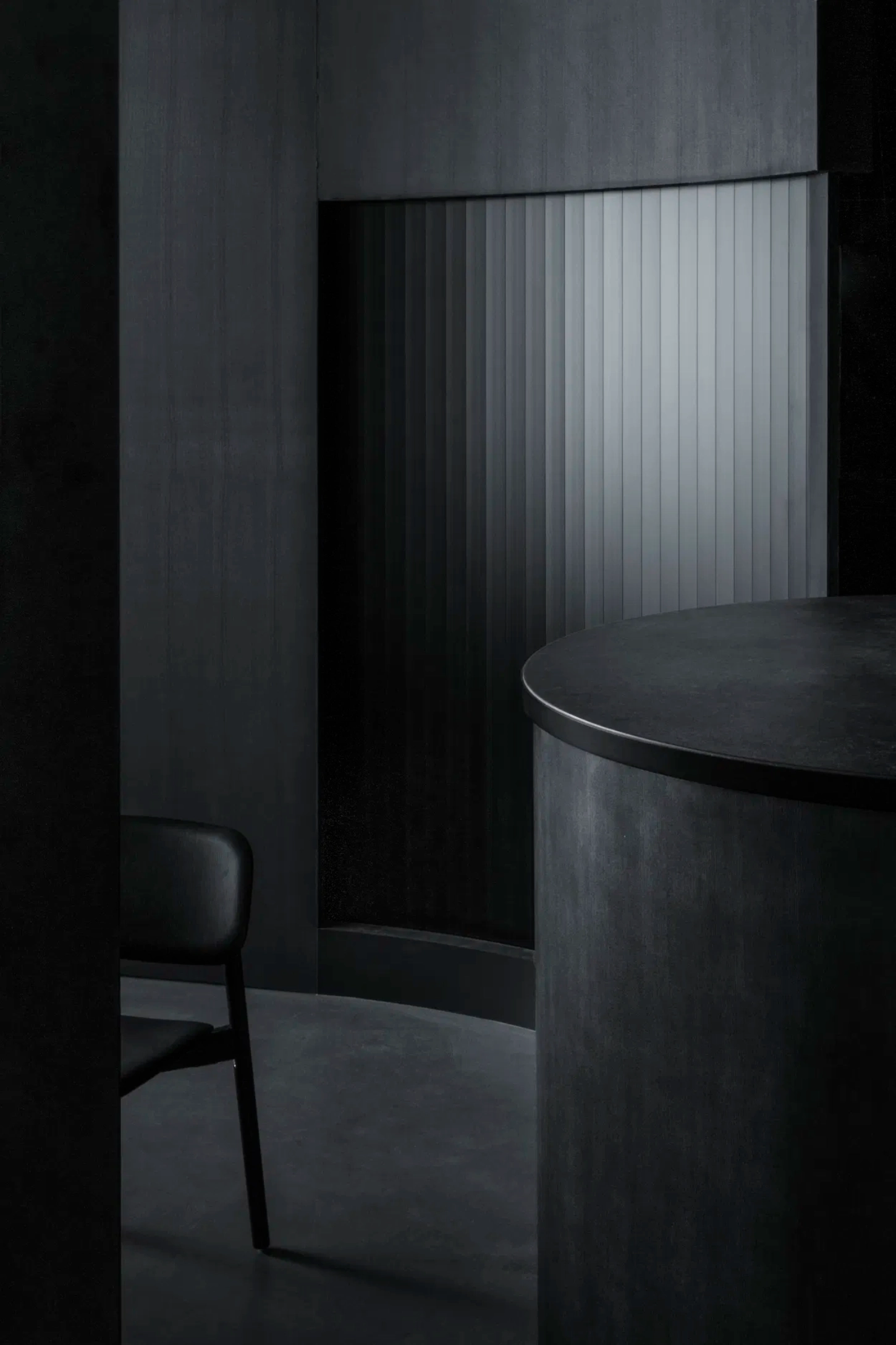 Burnside by Snøhetta — A passage in Burnside reveals the threshold between service and dining zones.