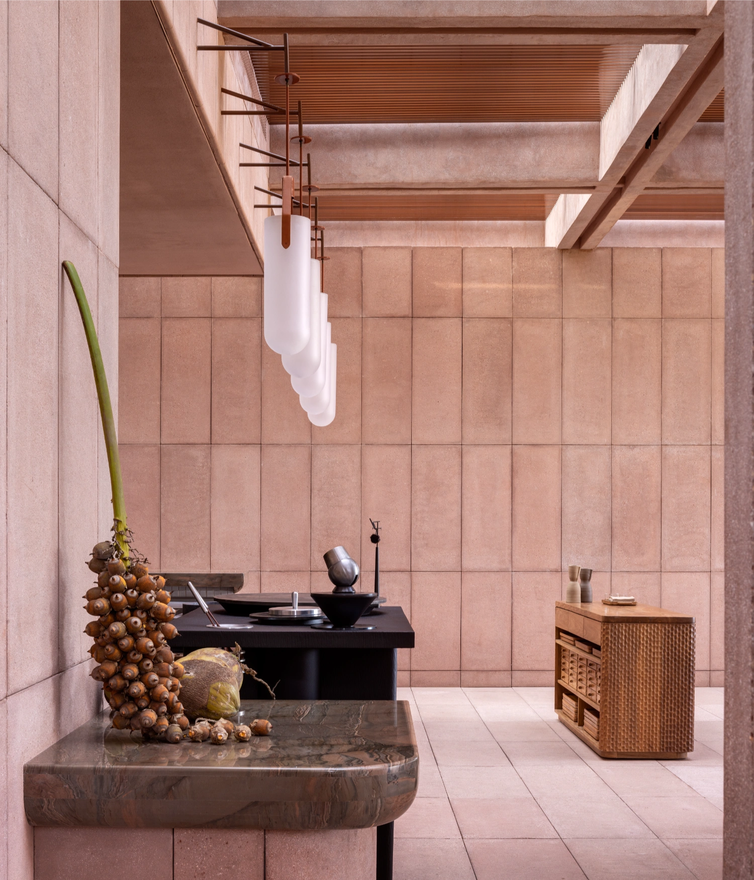 Rubra Restaurant by Ignacio Urquiza + Ana Paula de Alba — This interior detail captures a curated vignette within Rubra's spatial sequence.
