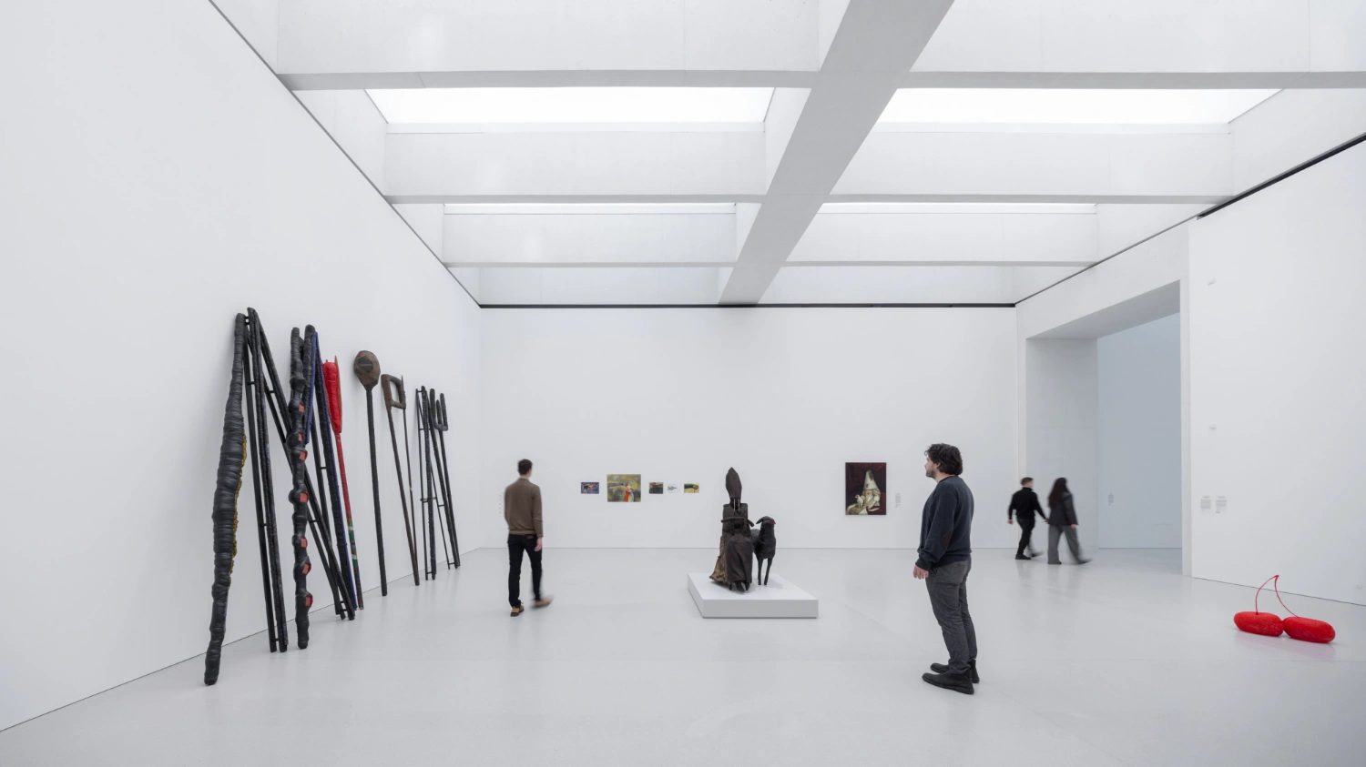 Museum of Modern Art in Warsaw by Thomas Phifer — The ground floor gallery of the Museum of Modern Art Warsaw demonstrates the building's spatial logic through stark geometric clarity.