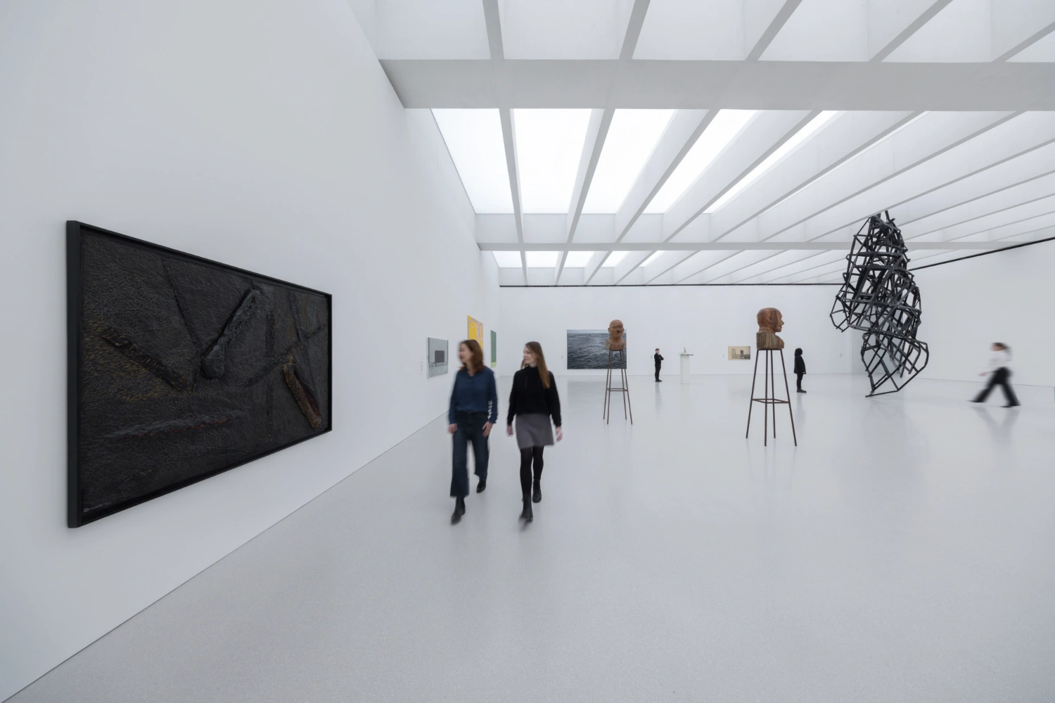 Museum of Modern Art in Warsaw by Thomas Phifer — The museum's principal gallery space demonstrates the building's spatial strategy through layered horizontal planes.