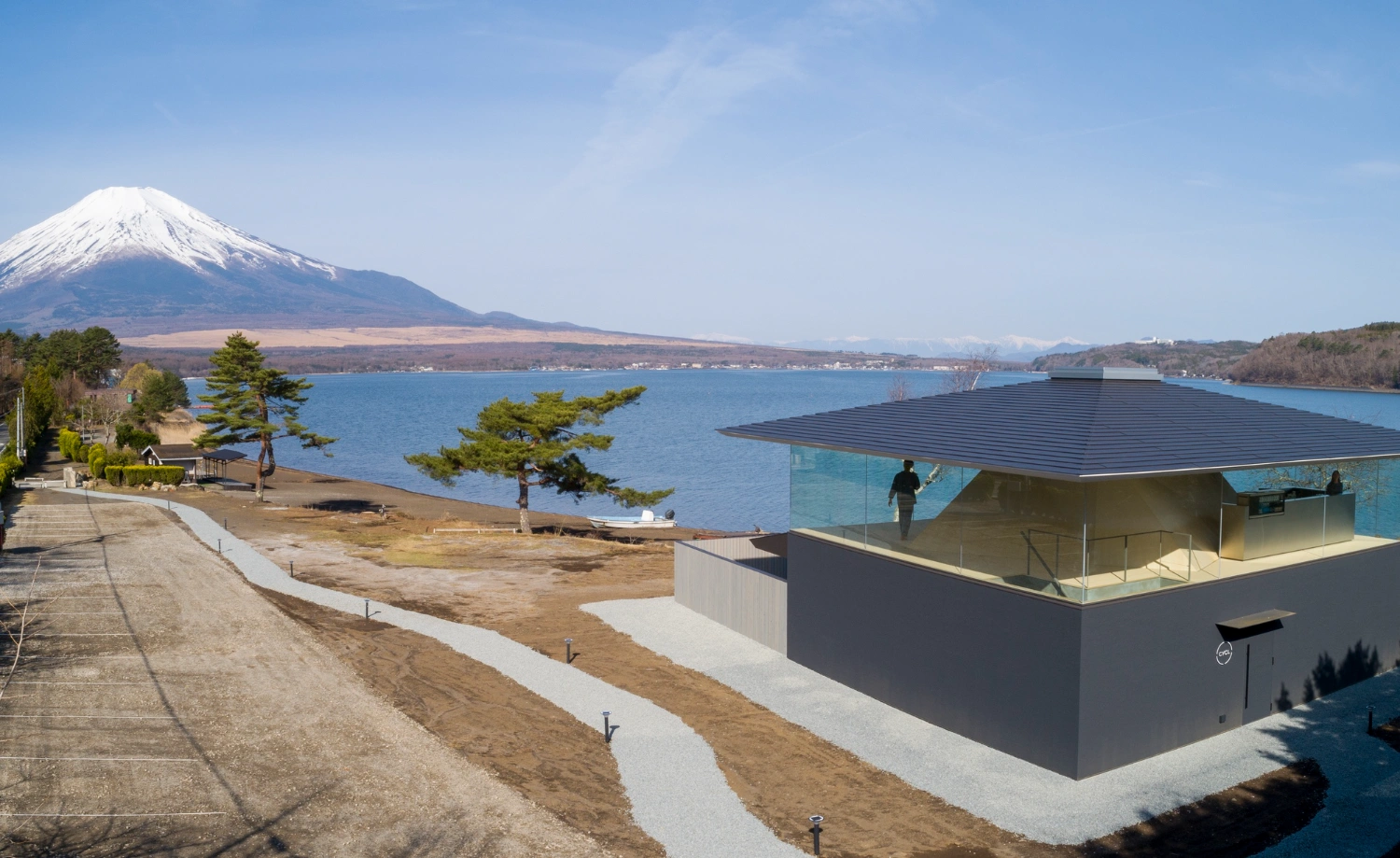 CYCL by YŪ Momoeda Architects — The sauna facility's interior unfolds as a study in threshold and transparency.