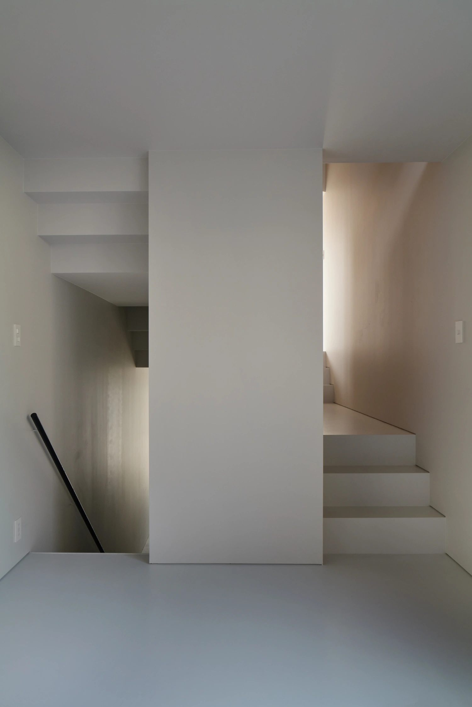 Retreat House by Arii Irie Architects — A compressed interior passage reveals the spatial strategy of Retreat House.