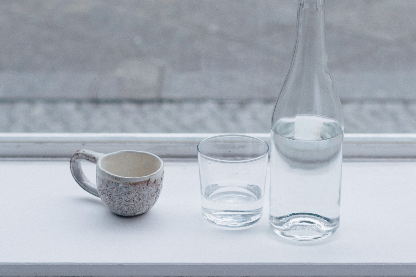 Julius in Berlin — A windowsill still life at Julius captures the restaurant's commitment to material clarity and restraint.
