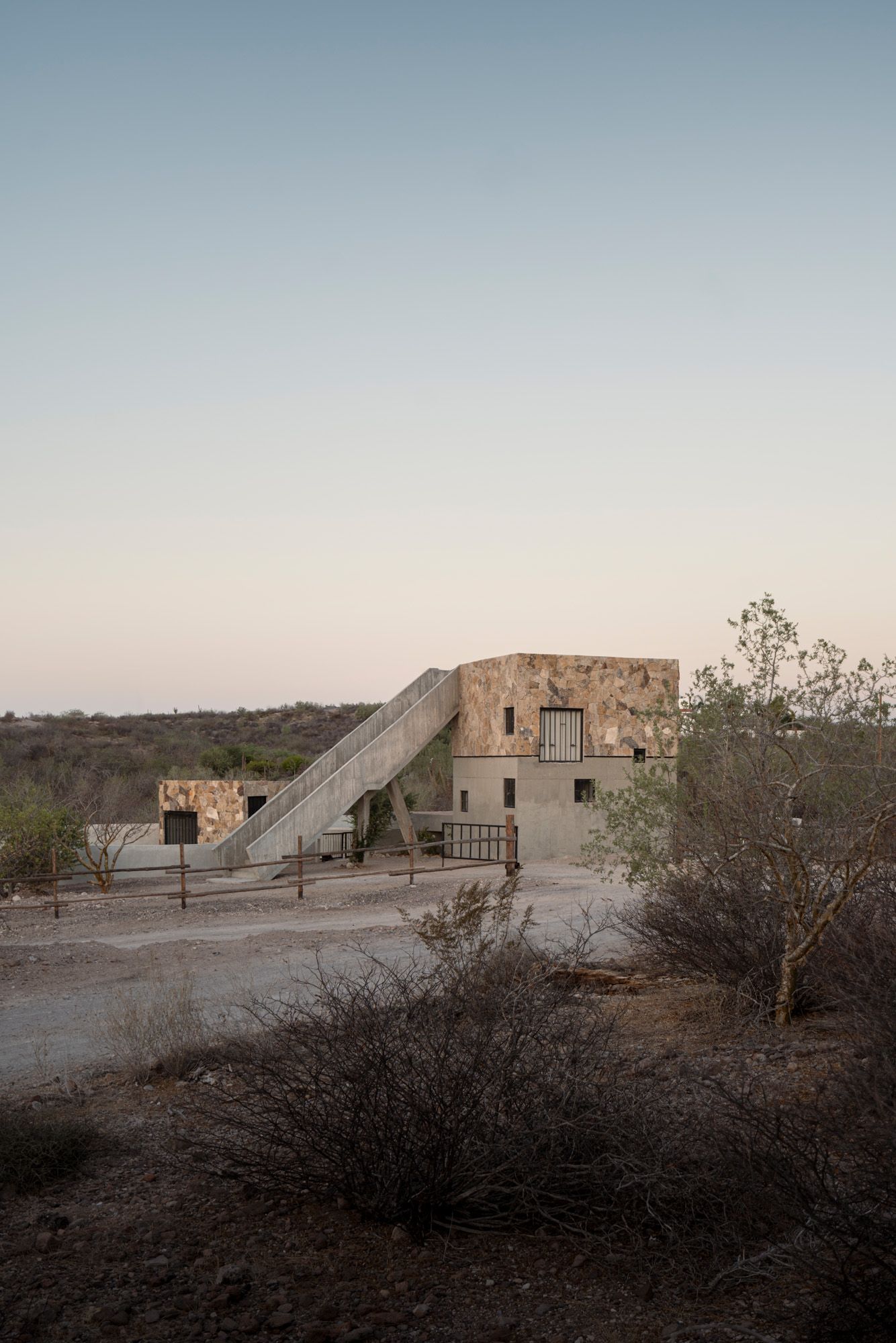Casa La Paz by Ludwig Godefroy Architecture — Casa La Paz presents a bold sculptural composition in the arid Baja California landscape.