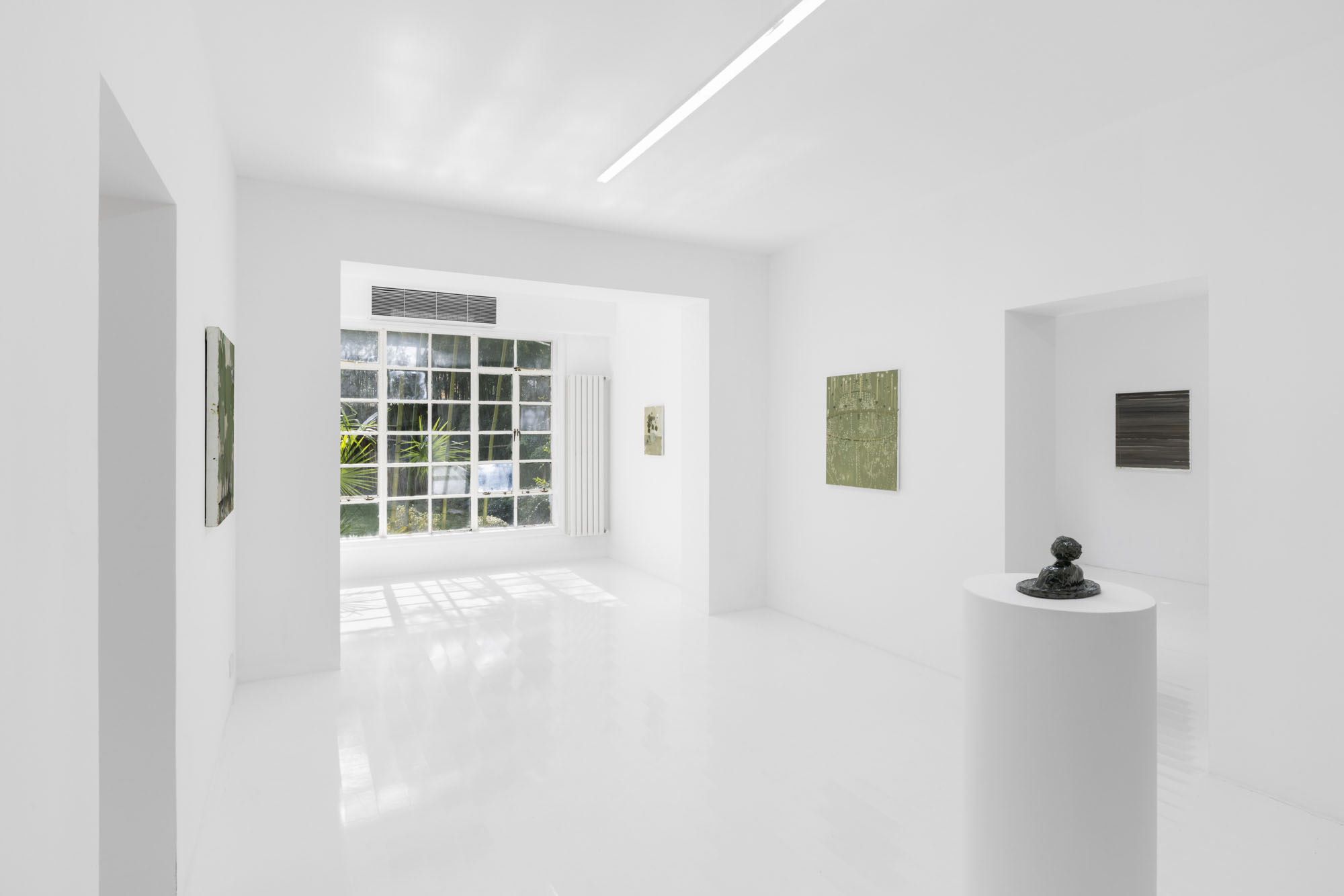 Four Minutes After Sunset by Rudy Cremonini at Capsule Shanghai — A minimalist gallery interior at Capsule Shanghai presents Cremonini's work in a staged, clinical environment.