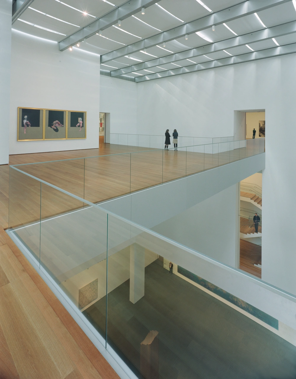 Museum of Modern Art in New York by Yoshio Taniguchi — A multi-level interior gallery space reveals the architectural stratification of Taniguchi's MoMA addition.