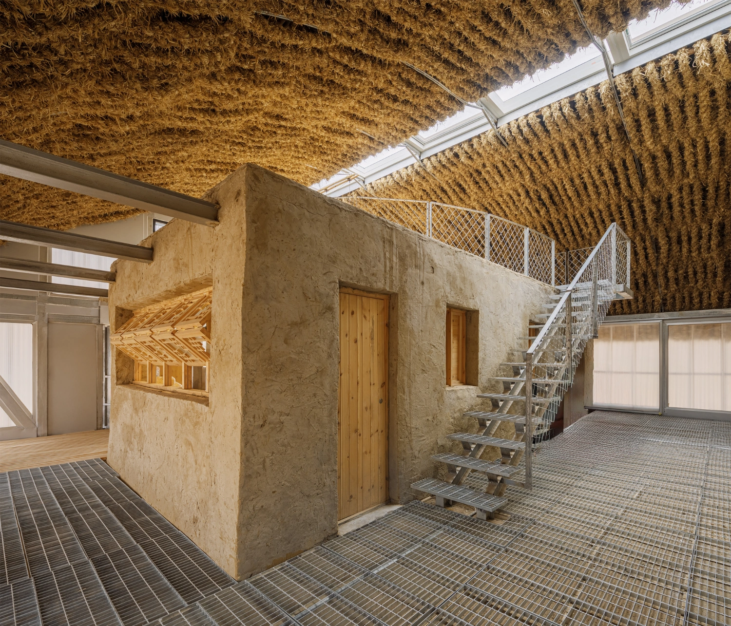 Home in the Badain Jaran Desert by School of Architecture and Urban Planning NJU — A sheltered livestock enclosure demonstrates vernacular construction adapted for desert conservation.