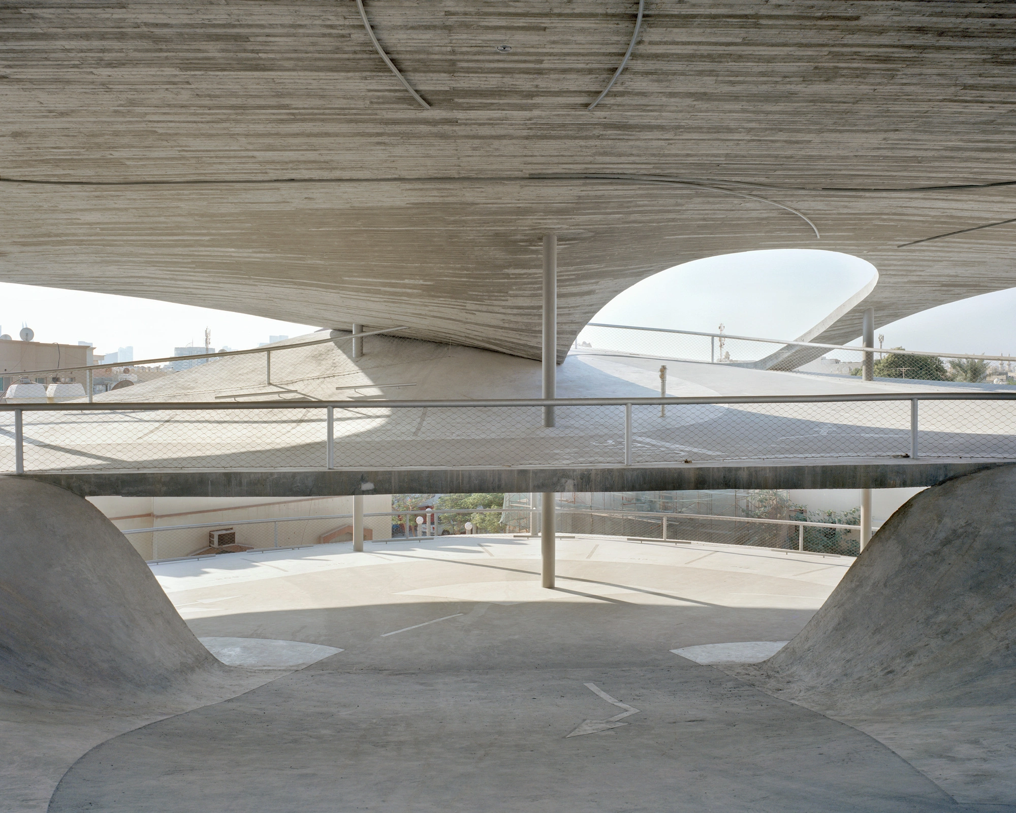 Pearling Path Car Park by Christian Kerez, Bahrain Guide, concrete architecture