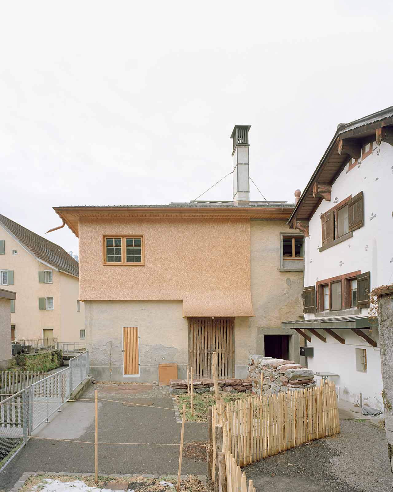 Mühle Ennenda by Atelier Lando Rossmaier — The transformed mill presents a studied confrontation with material layering and temporal accumulation.