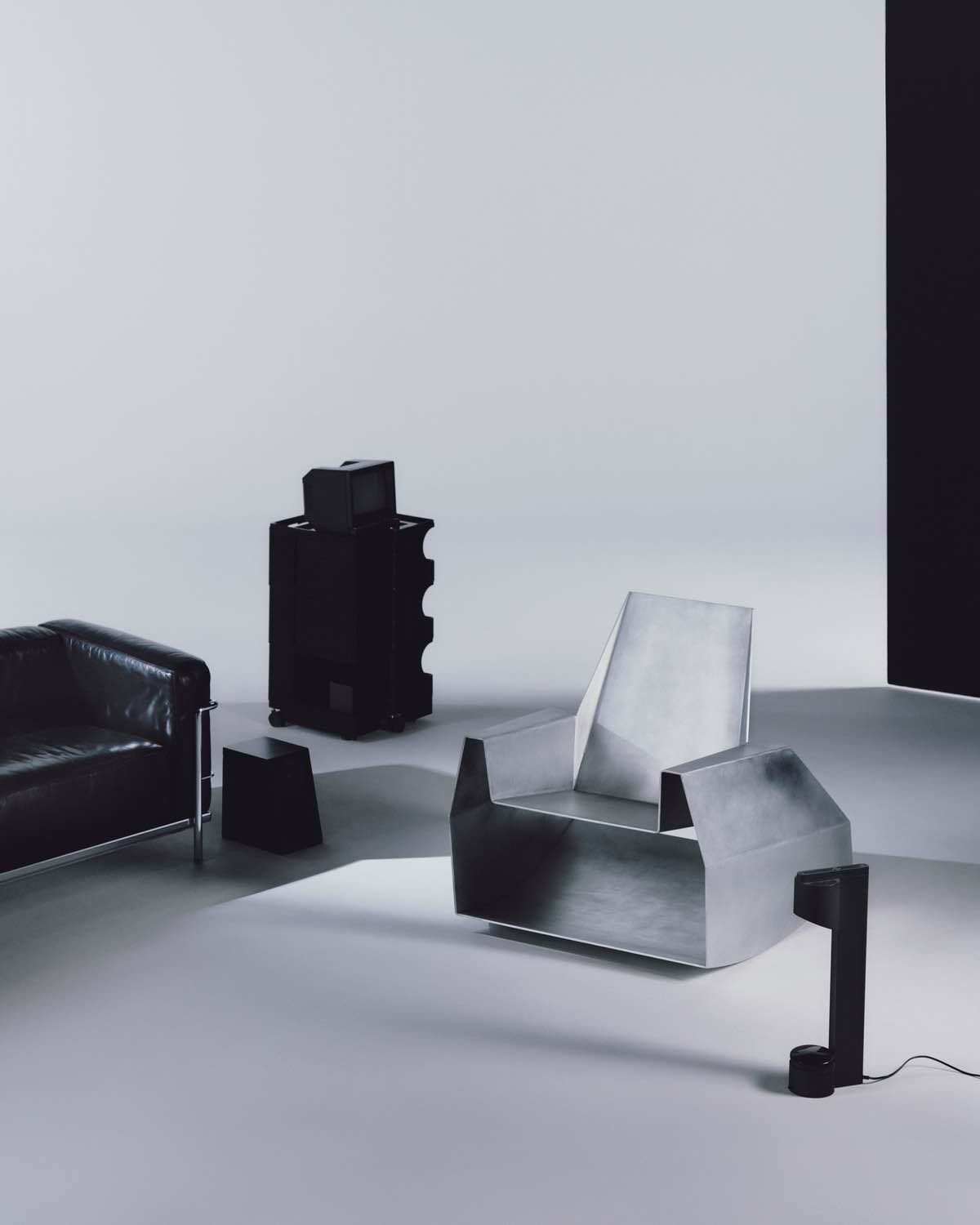 Godspeed by Waiting For Ideas — The Godspeed chair dominates this staged interior with sculptural presence.