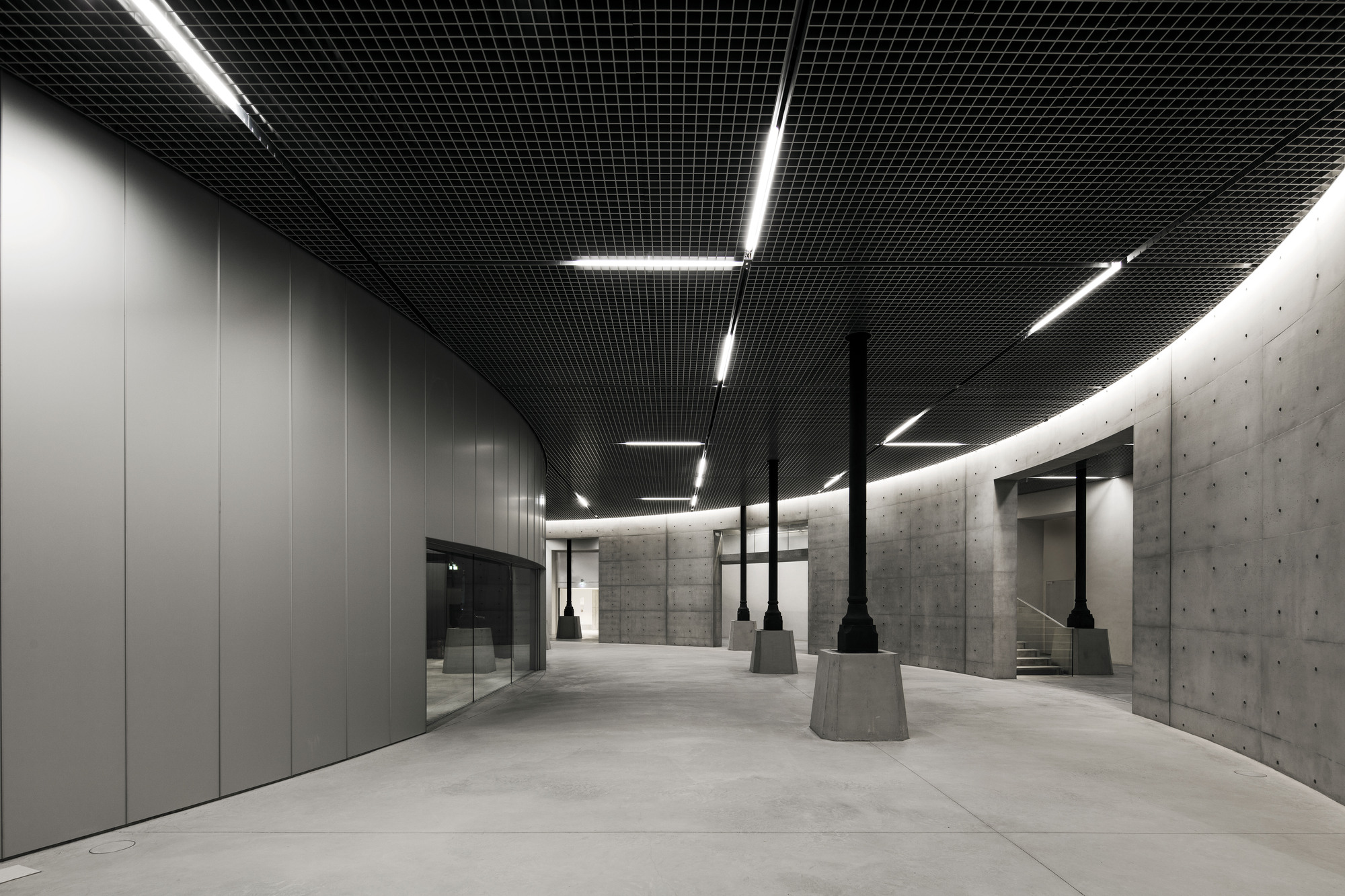 Paris' La Bourse de Commerce redesigned by Tadao Ando — This photograph captures the interior intervention within La Bourse de Commerce's historic rotunda.