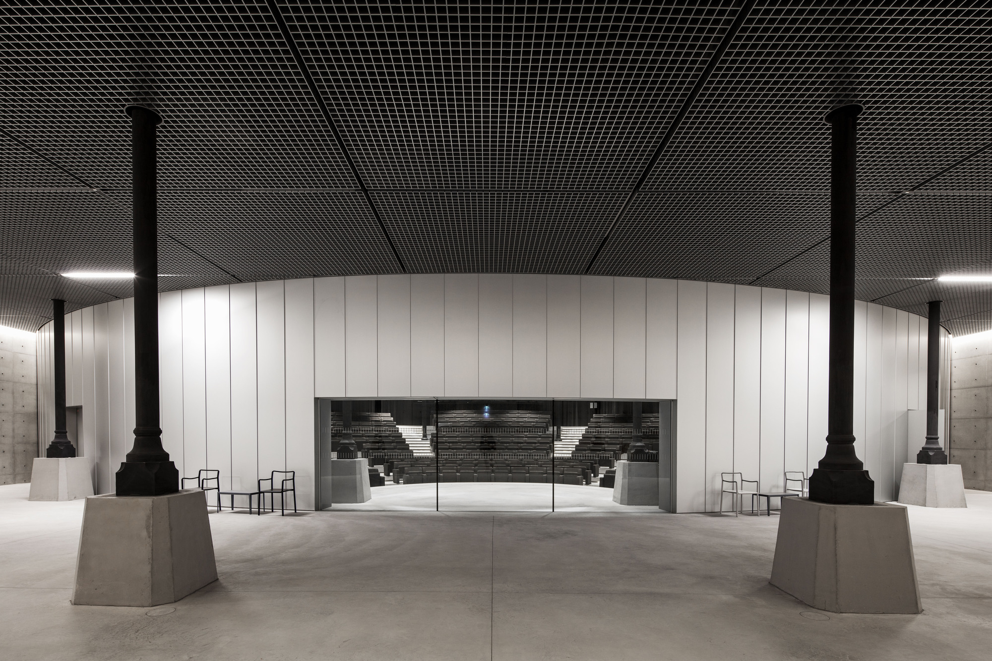 Paris' La Bourse de Commerce redesigned by Tadao Ando — The rotunda's interior presents Tadao Ando's monolithic concrete intervention as a geometric counterpoint to the building's ornate heritage.