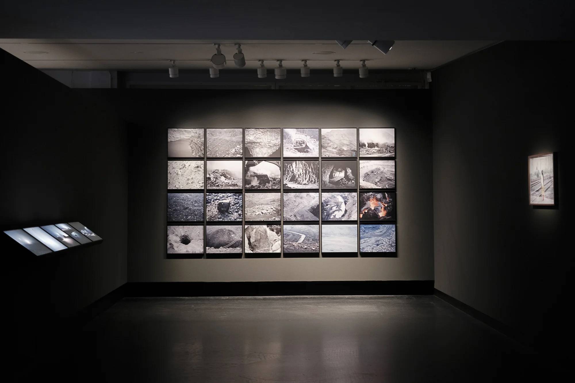 Leen / Jirno / Awngar by Sarker Protick, photographed by Sarker Protick — Incandescent magma flows through a narrow fissure in dark volcanic rock, photographed from within an active lava channel.