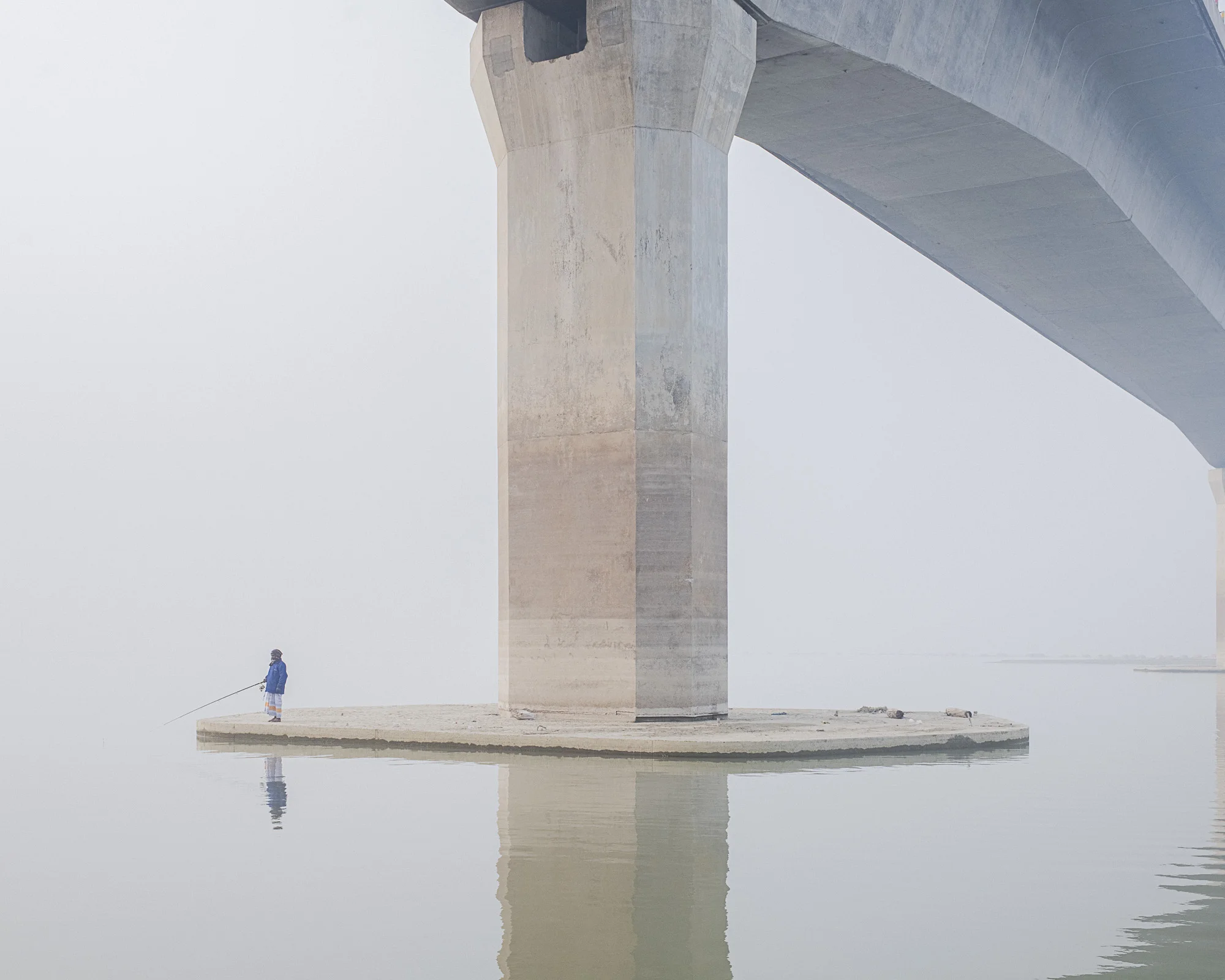 Leen / Jirno / Awngar by Sarker Protick, photographed by Sarker Protick — A deteriorating interior space documents abandonment through layered decay.